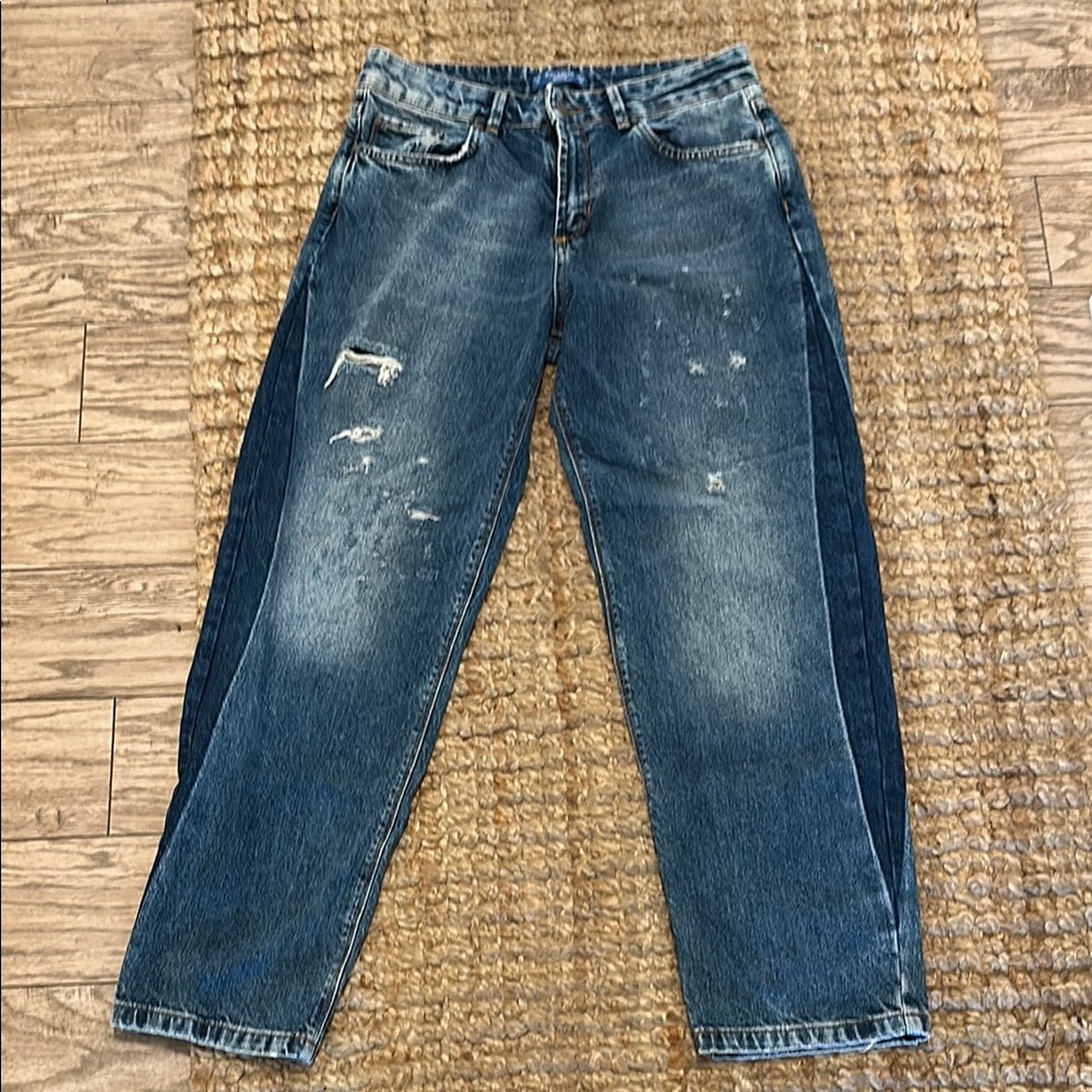 Pull&Bear Blue Relaxed Jeans Classic Denim